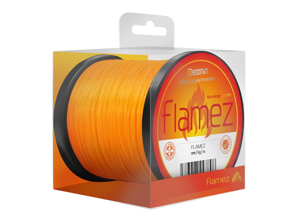 E-shop Delphin Vlasec Flamez - 0,25mm 5,0kg 1200m,Delphin Vlasec Flamez - 0,25mm 5,0kg 1200m