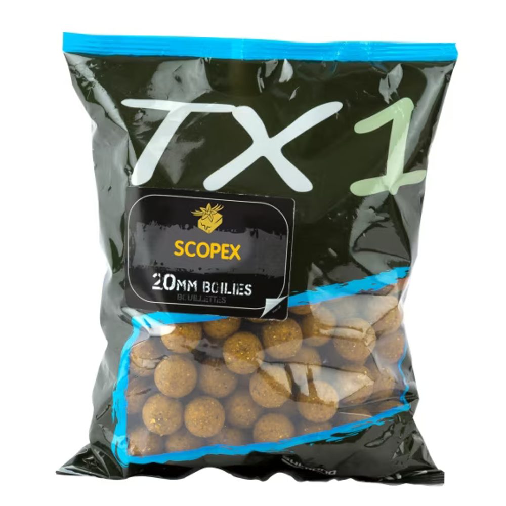 Shimano Boilies TX1 Scopex - 20mm  1kg,Shimano Boilies TX1 Scopex - 20mm  1kg