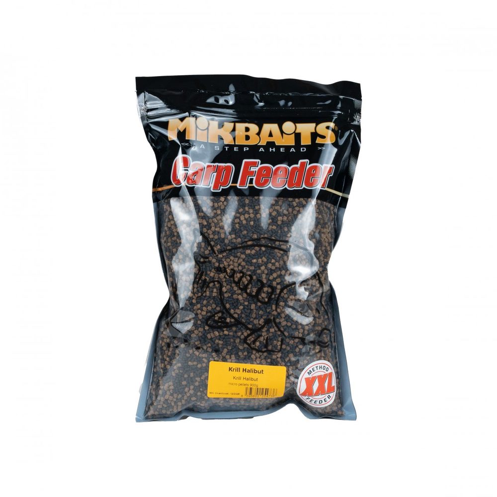 E-shop Mikbaits Method Feeder micro pellets 900g - Krill Halibut,Mikbaits Method Feeder micro pellets 900g - Krill Halibut