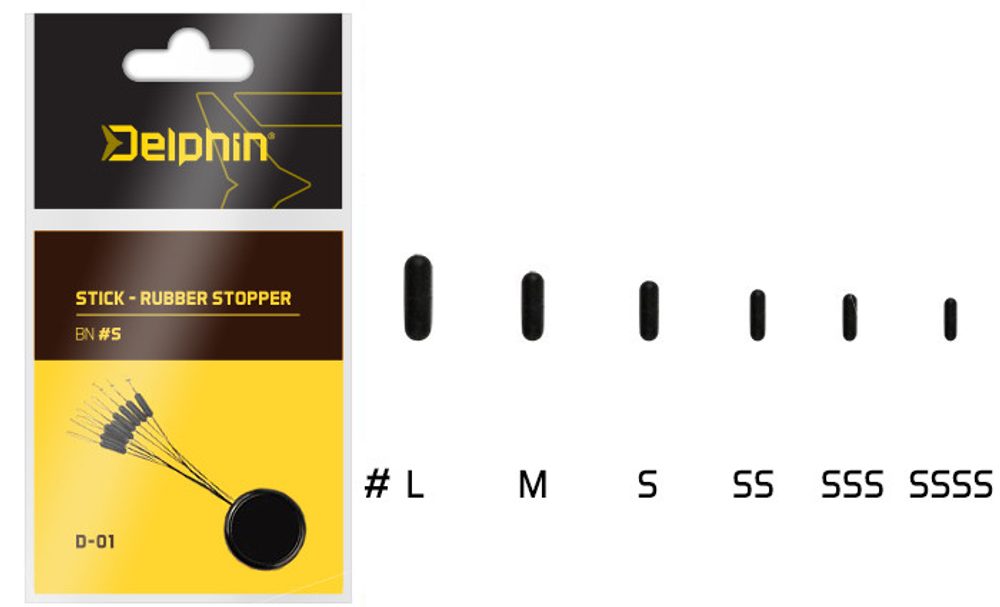 Delphin Zarážka Stick - Rubber Stopper - M