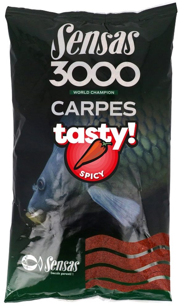 E-shop Sensas Krmítková směs 3000 Carp Tasty 1kg - koření Robin Red,Sensas Krmítková směs 3000 Carp Tasty 1kg - koření Robin Red