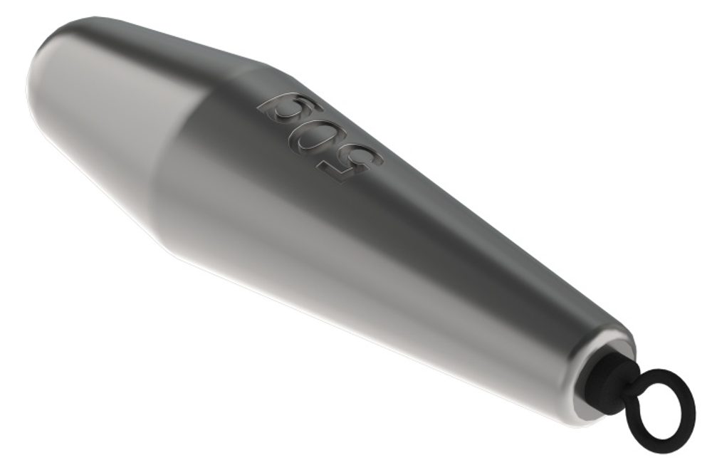 Suretti Olověná zátěž kaprová s obratlíkem - 50g,Suretti Olověná zátěž kaprová s obratlíkem - 50g