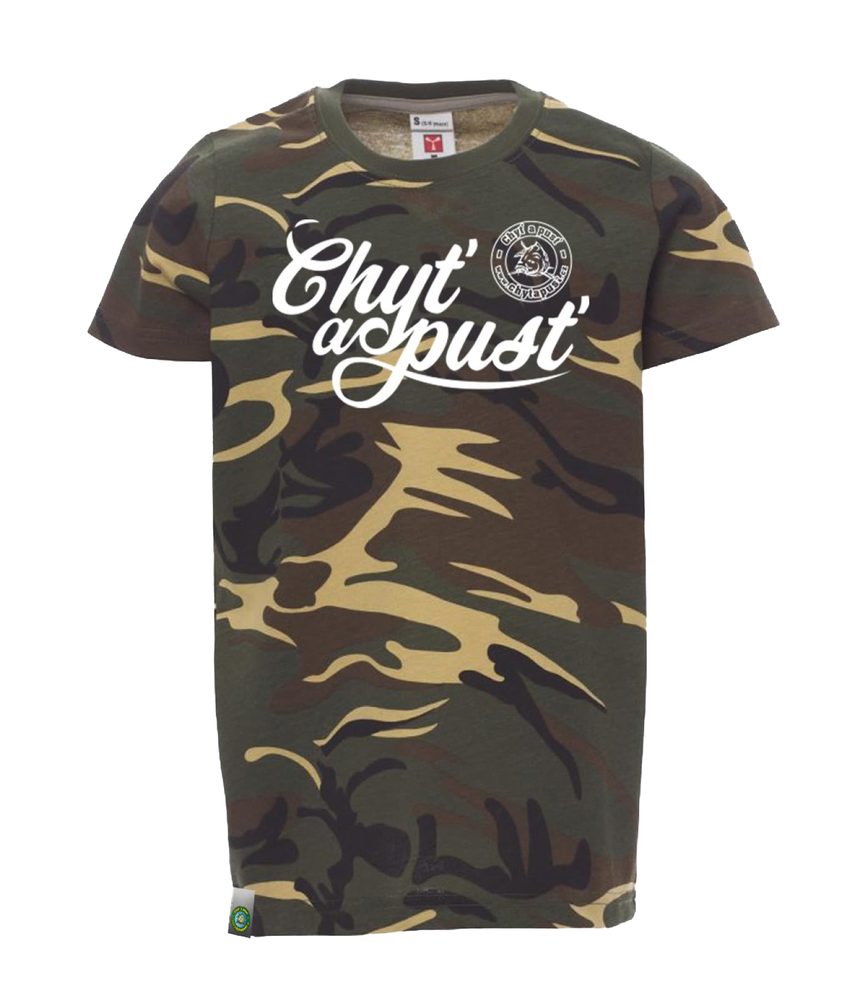 E-shop Chyť a pusť Dětské tričko Style camo - 11/12 let,Chyť a pusť Dětské tričko Style camo - 11/12 let