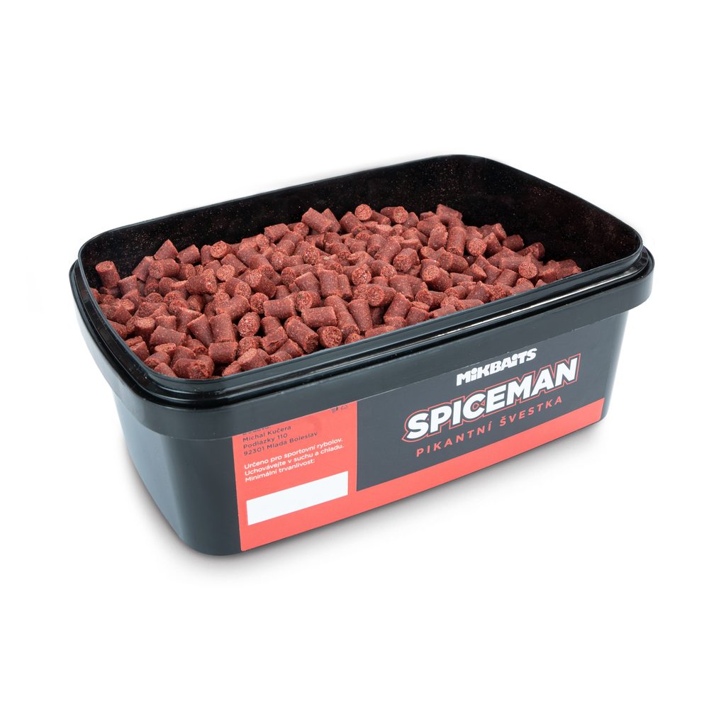 E-shop Mikbaits Pelety Spiceman - Pikantní švestka 6mm 700g,Mikbaits Pelety Spiceman - Pikantní švestka 6mm 700g