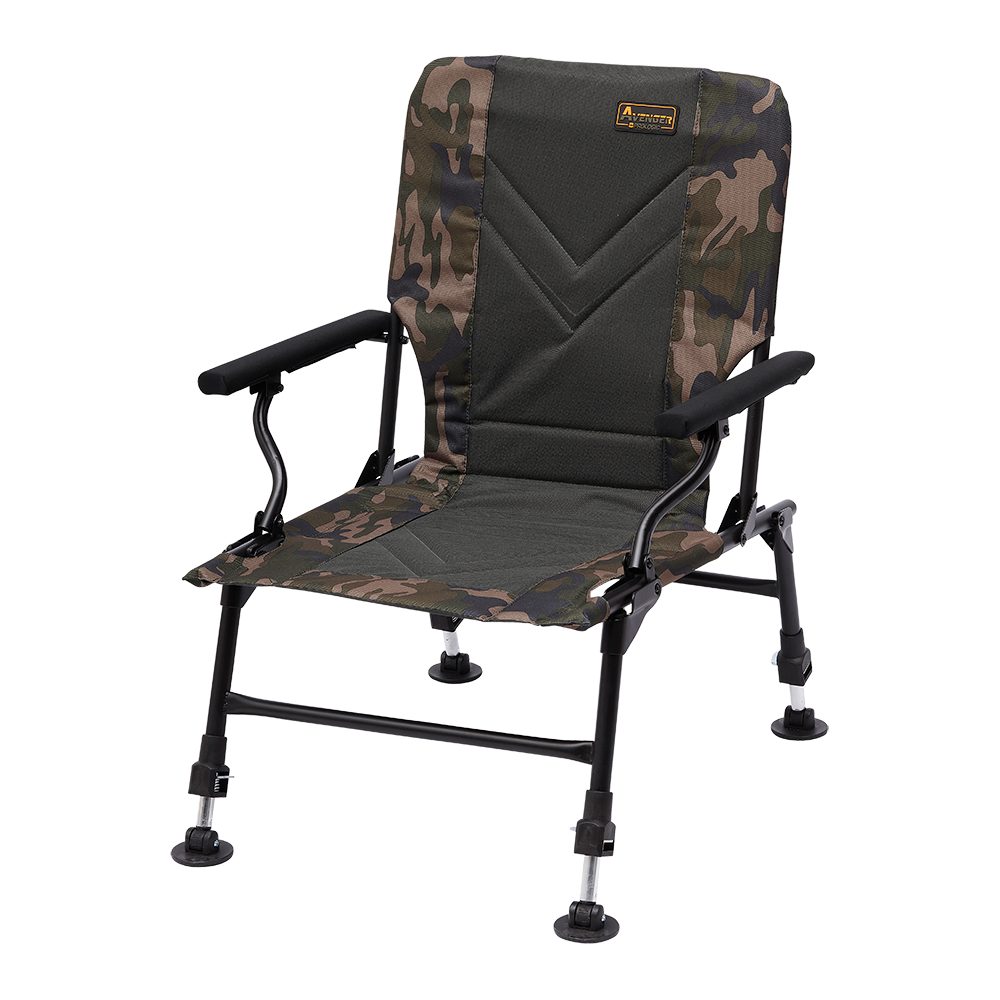 E-shop Prologic Křeslo Avenger Relax Camo Chair W/Armrests & Covers