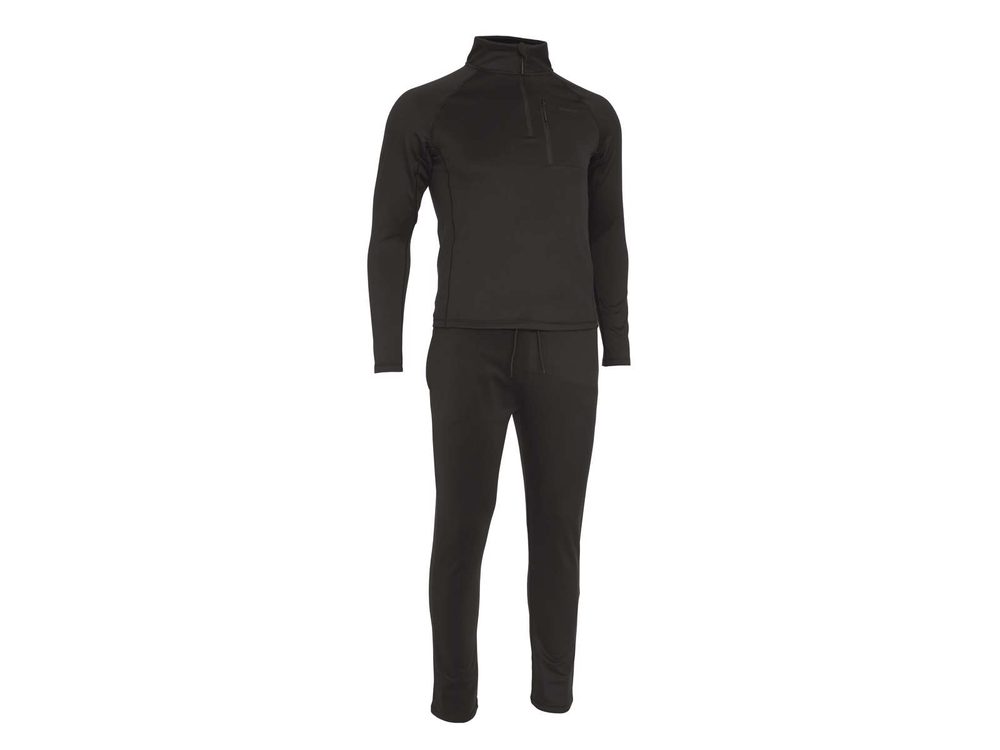 E-shop Kinetic Termoprádlo Mid Layer Set Black - L