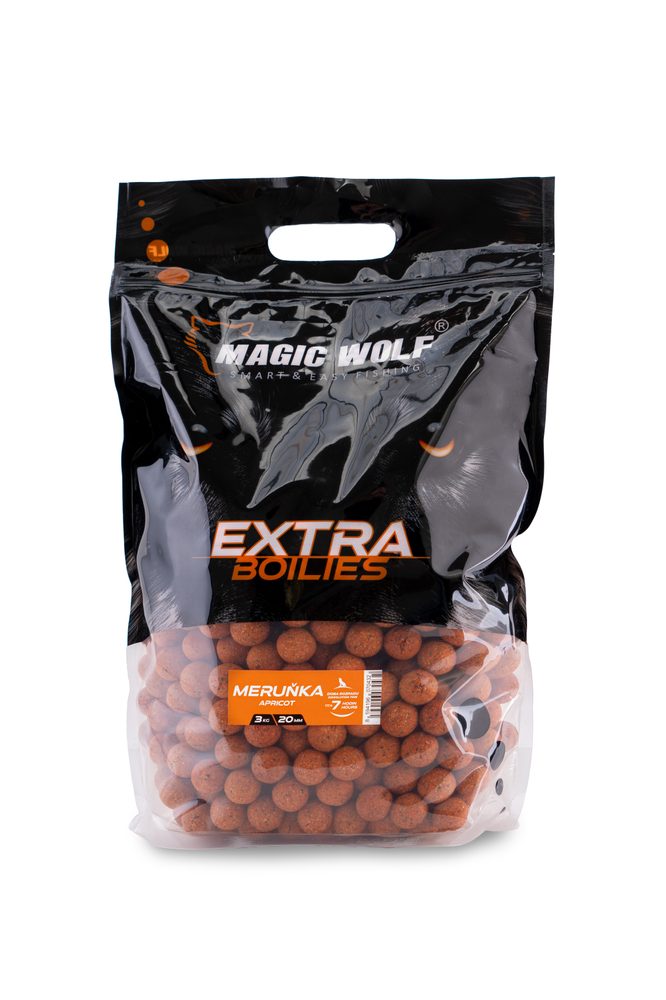 E-shop Magic Wolf Boilies Extra 20mm 3kg - Meruňka,Magic Wolf Boilies Extra 20mm 3kg - Meruňka