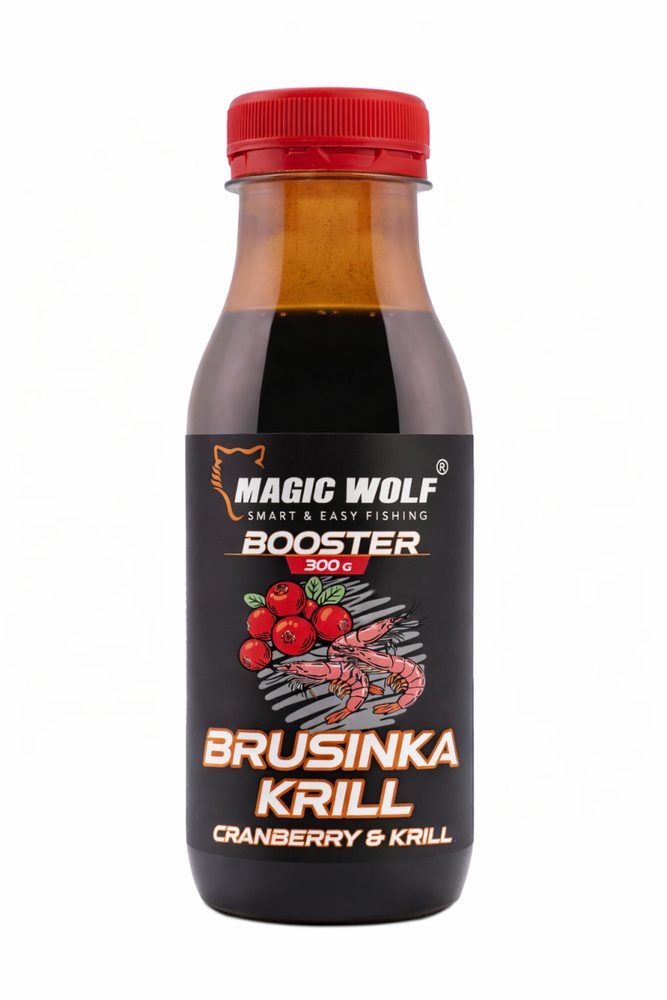 E-shop Magic Wolf Booster 300g - Brusinka/Krill,Magic Wolf Booster 300g - Brusinka/Krill