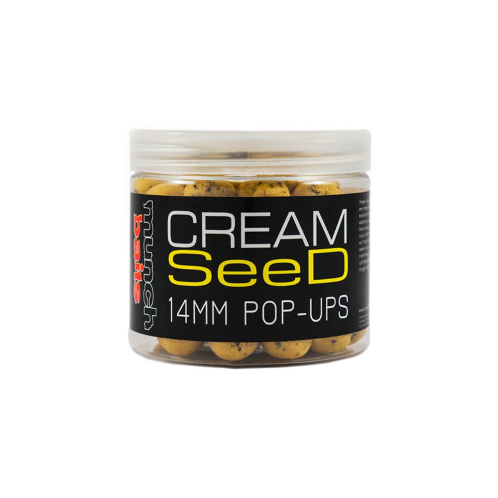 E-shop Munch Baits Plovoucí boilie Pop-Ups Cream Seed 100g - 14mm