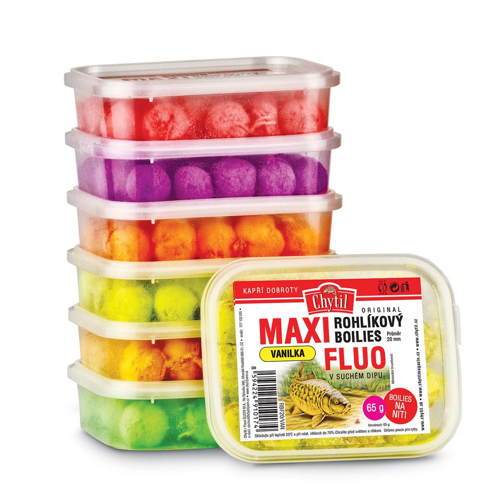E-shop Chytil Rohlíkový Boilies Maxi FLUO 20mm 65g - Amur,Chytil Rohlíkový Boilies Maxi FLUO 20mm 65g - Amur