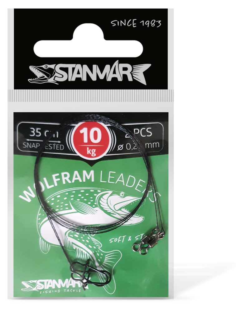 E-shop Stan-Mar Wolframové lanko 35cm - 10kg 2ks,Stan-Mar Wolframové lanko 35cm - 10kg 2ks