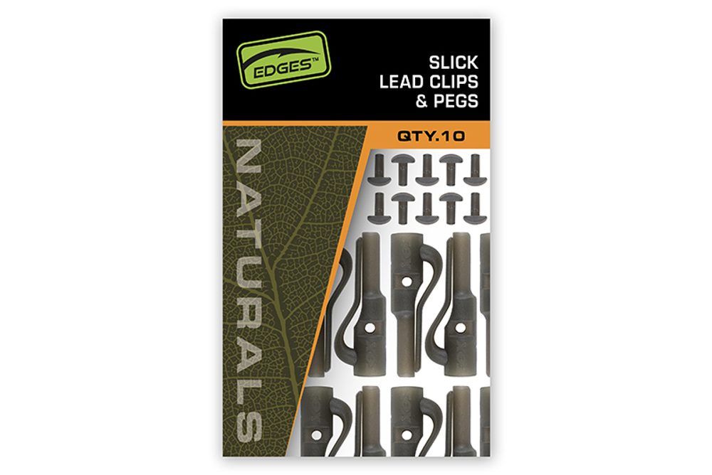 Fox Závěsky Edges Naturals Slik Lead Clip + Pegs 10ks
