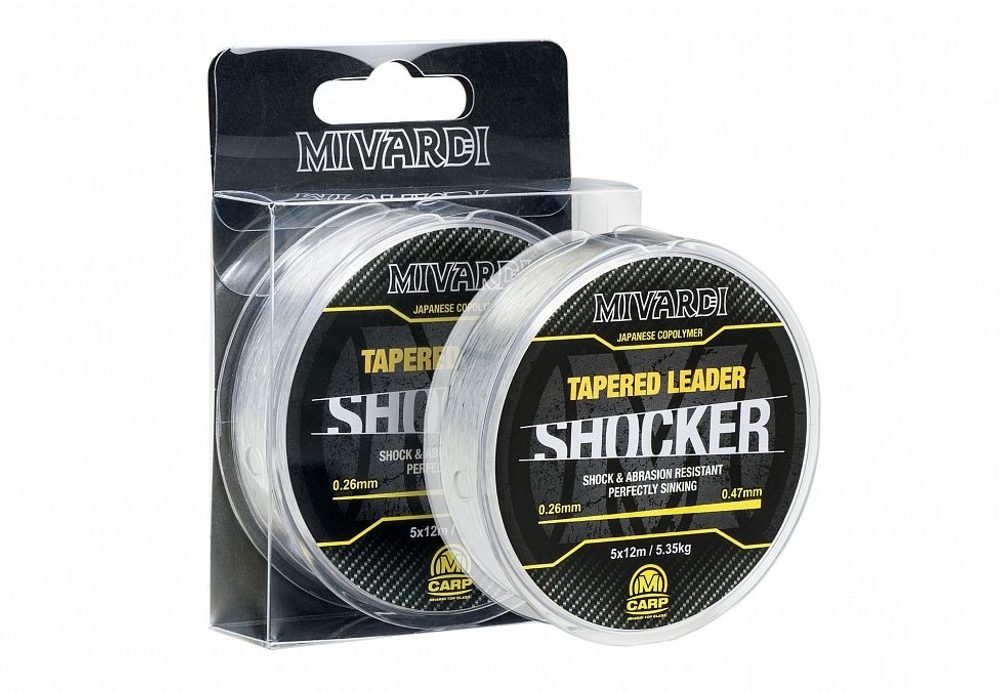 E-shop Mivardi Ujímaný vlasec Shocker Tapered Leader,Mivardi Ujímaný vlasec Shocker Tapered Leader
