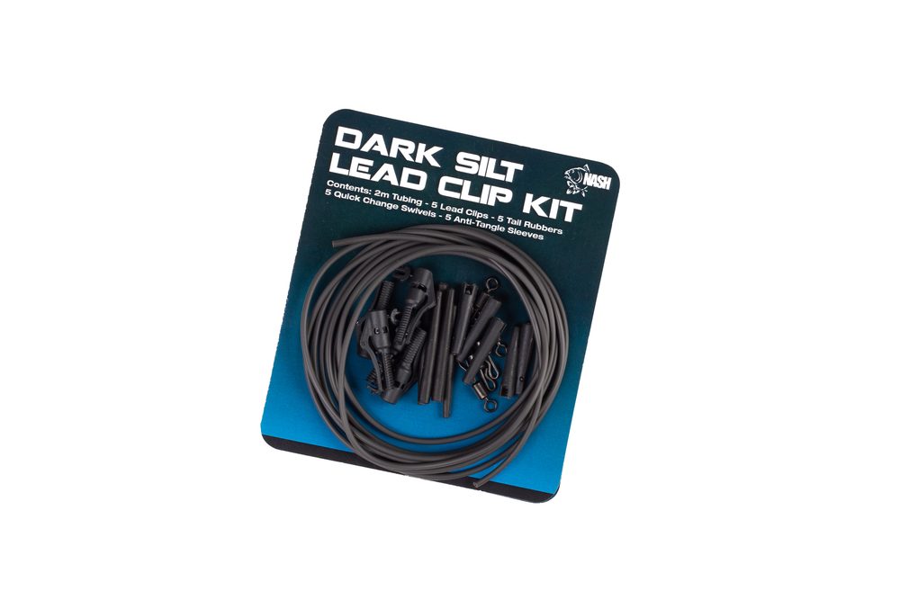 Fotografie Nash Set pro montáž Lead Clip Pack Dark Silt