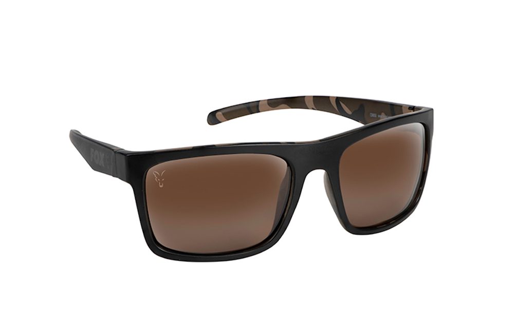 E-shop Fox Polarizační Brýle Avius Black & Camo hnědé čočky,Fox Polarizační Brýle Avius Black & Camo hnědé čočky