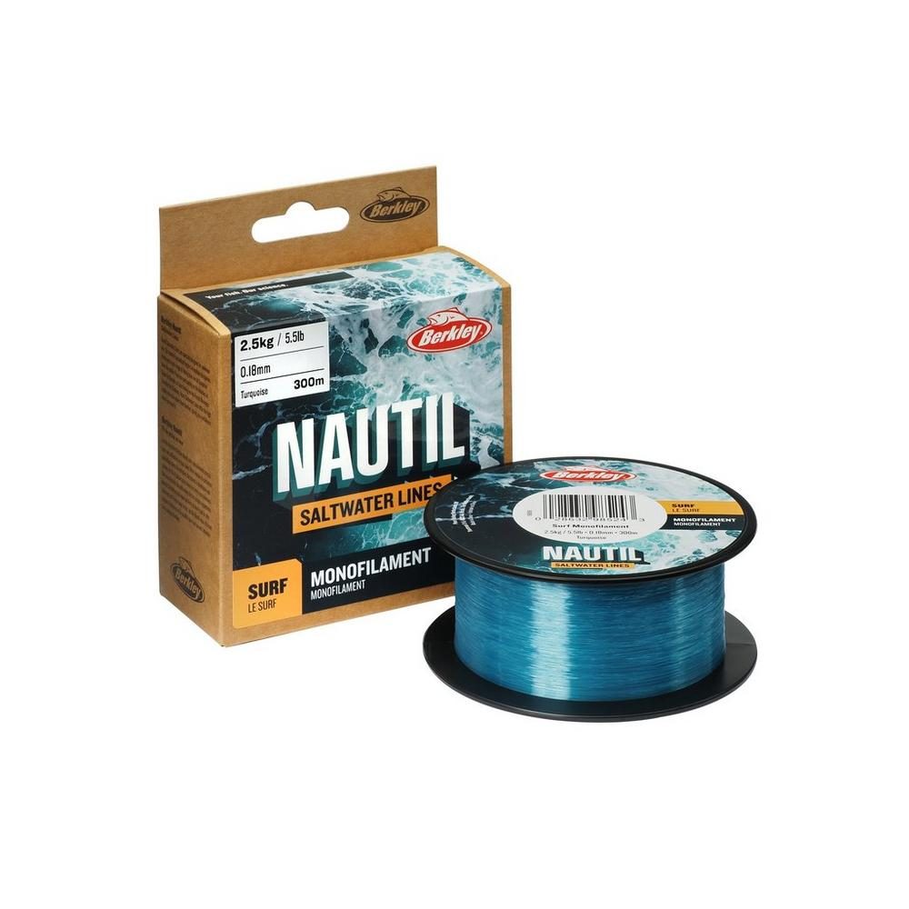 E-shop Berkley Vlasec Nautil Surf Monofilament Turquoise 300m - 0,18mm 2,5kg,Berkley Vlasec Nautil Surf Monofilament Turquoise 300m - 0,18mm 2,5kg