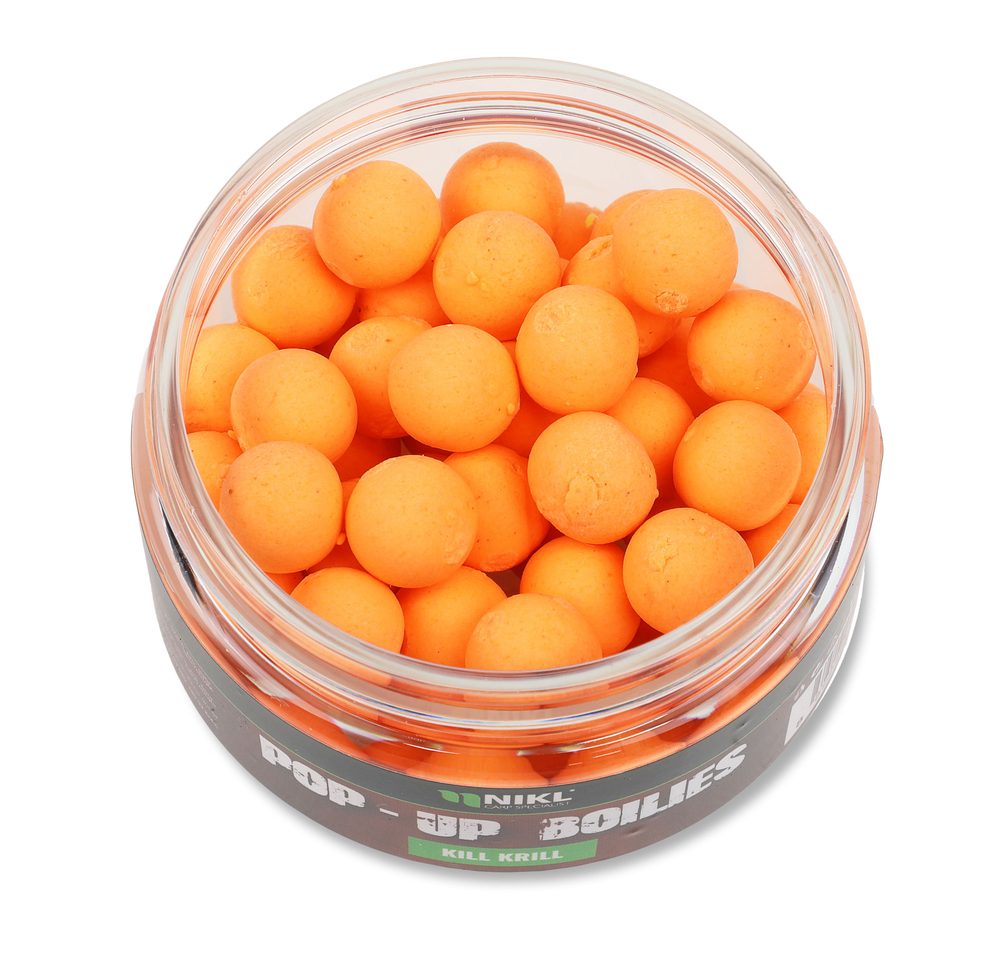 E-shop Nikl Plovoucí boilies 10mm 20g - Kill Krill - oranžová,Nikl Plovoucí boilies 10mm 20g - Kill Krill - oranžová