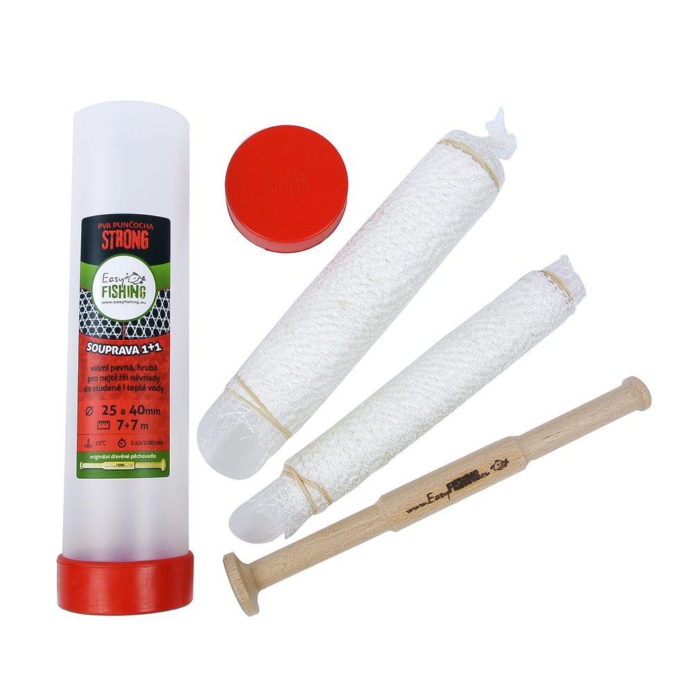 E-shop EasyFISHING PVA punčocha komplet Strong 25+40mm 7+7m,EasyFISHING PVA punčocha komplet Strong 25+40mm 7+7m