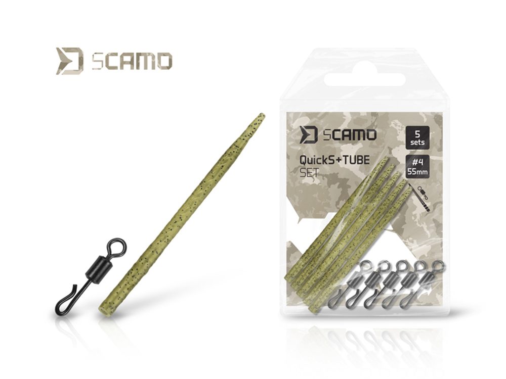 Delphin Set Převleky a obratlíky sCAMO QuickS + Tube 5 setů,Delphin Set Převleky a obratlíky sCAMO QuickS + Tube 5 setů