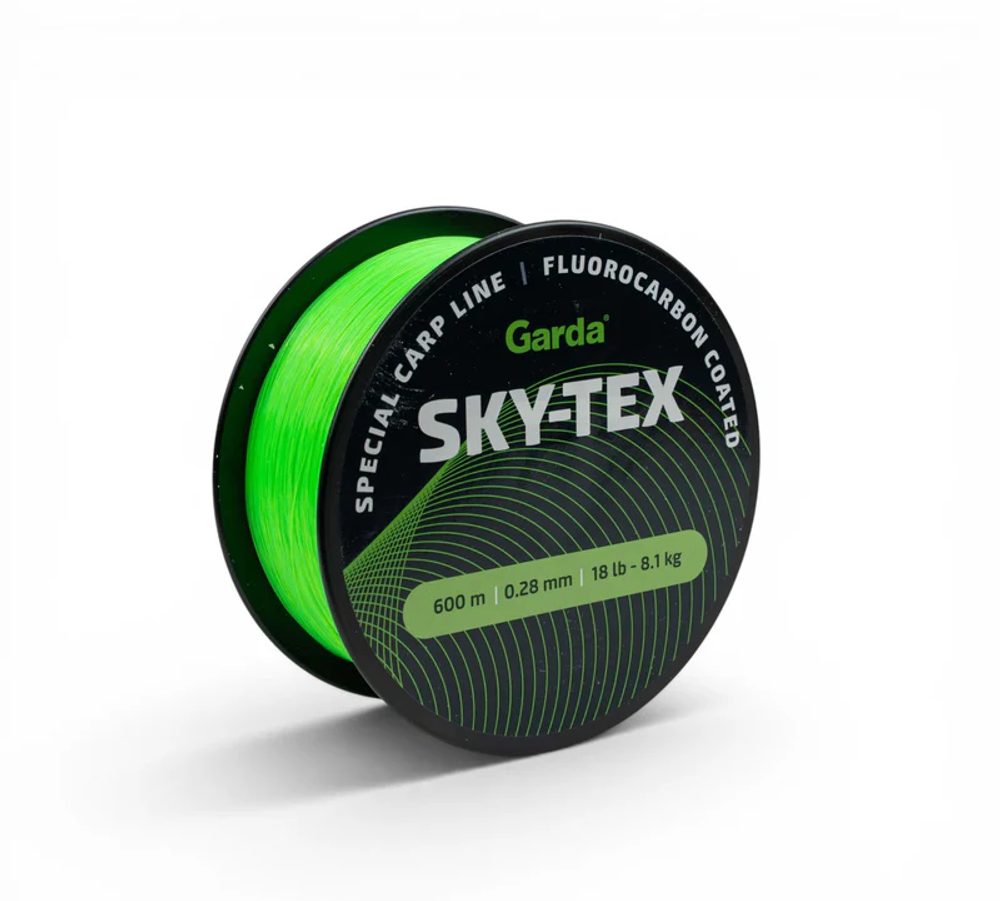E-shop Garda Vlasec SKY-TEX fluo zelený 600m - 0,28mm 8,1kg,Garda Vlasec SKY-TEX fluo zelený 600m - 0,28mm 8,1kg