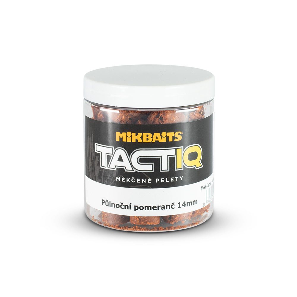 Mikbaits Měkčené pelety TactiQ Půlnoční pomeranč 250ml - 10mm