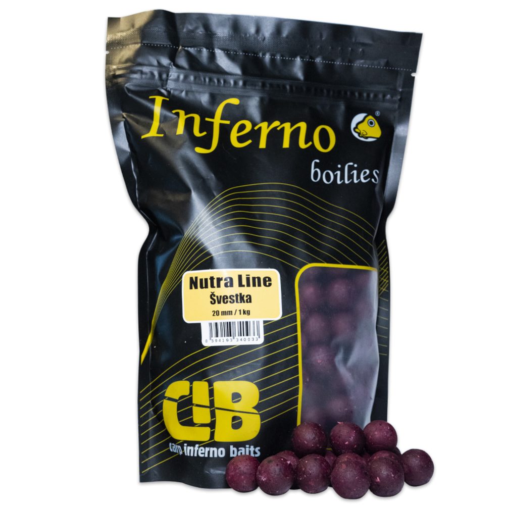 Fotografie Carp Inferno Boilies Nutra Line - Švestka|20 mm 1 kg