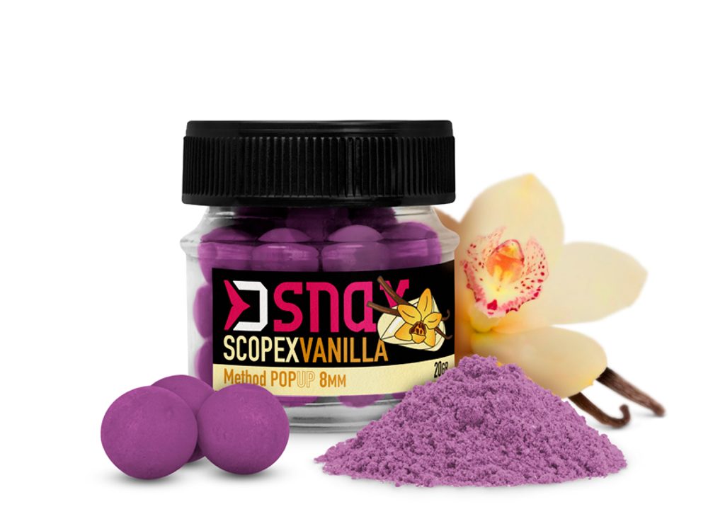 Fotografie Delphin Plovoucí nástraha D Snax Pop Scopex-Vanilka 20g - 5,5mm