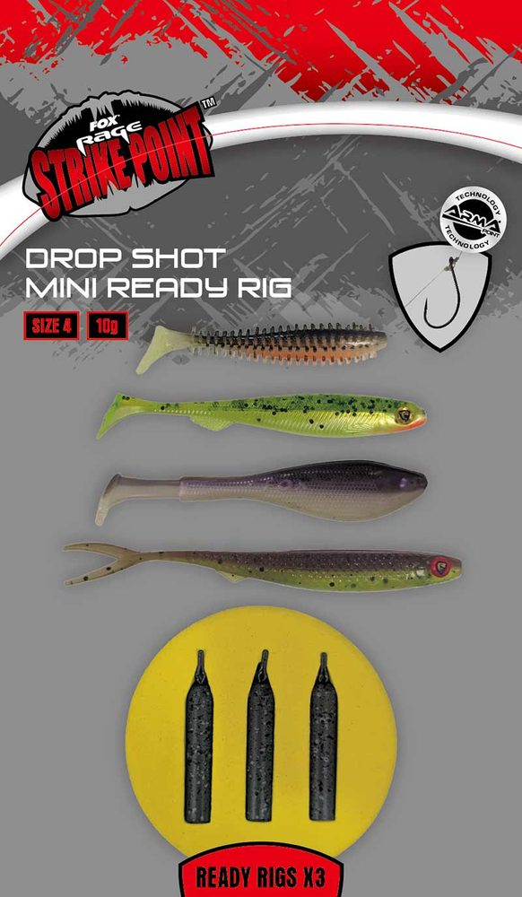 E-shop Fox Rage Návazce Drop Shot Ready Rigs - Mini vel.4 10g,Fox Rage Návazce Drop Shot Ready Rigs - Mini vel.4 10g