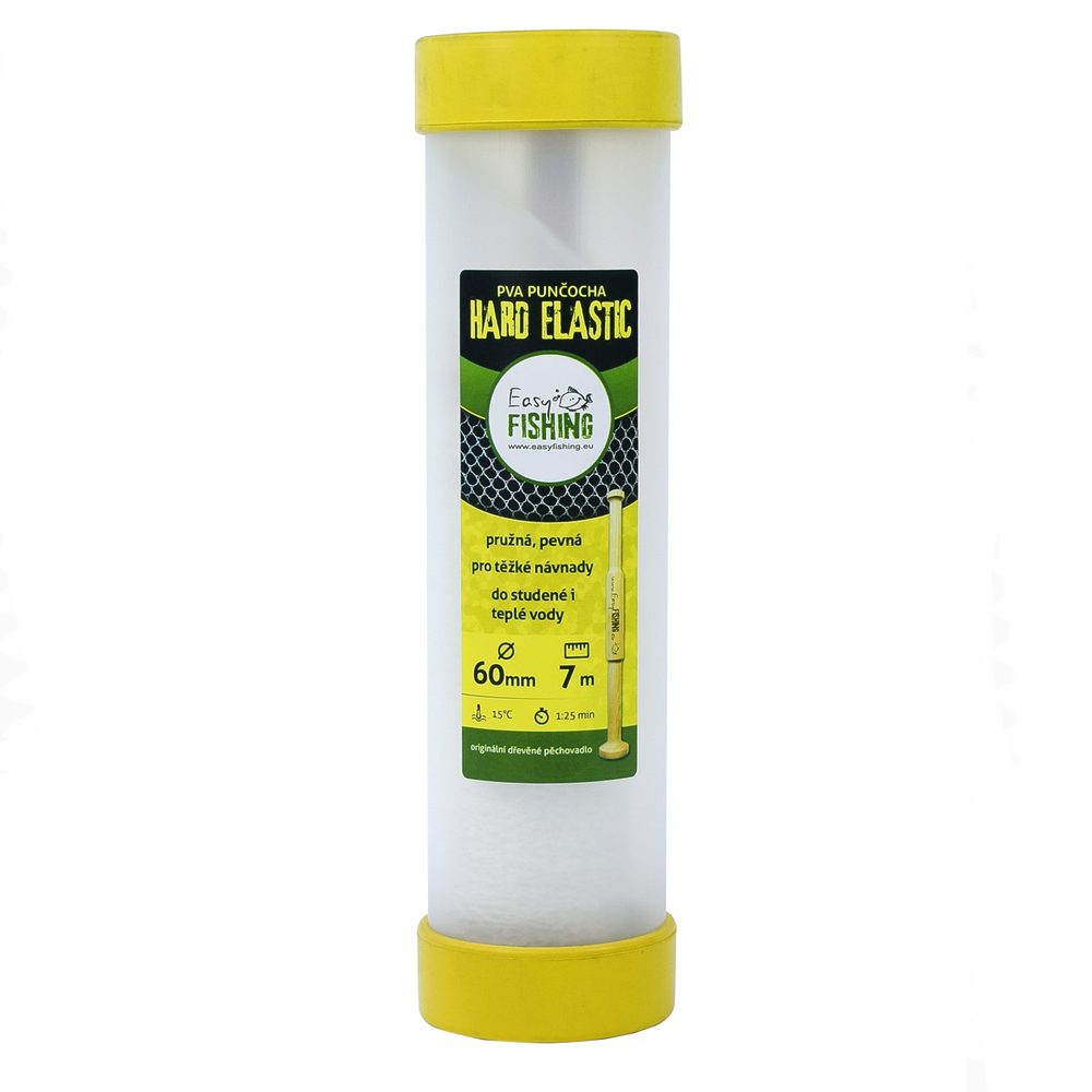 EasyFISHING PVA punčocha komplet Elastic Hard 7m - 60mm