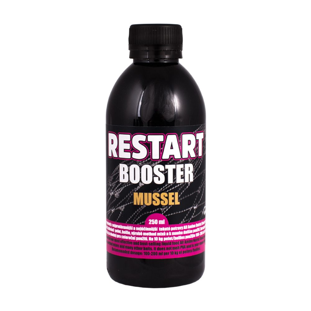 Fotografie LK Baits Booster 250 ml - ReStart - Mussel