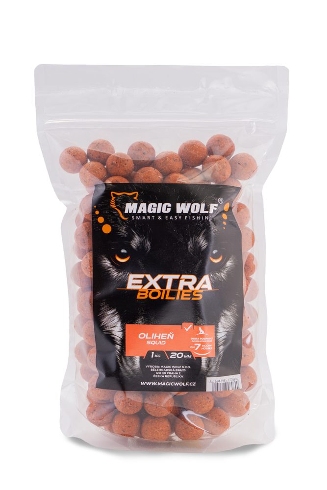 E-shop Magic Wolf Boilies Extra 1kg - Oliheň 20mm,Magic Wolf Boilies Extra 1kg - Oliheň 20mm