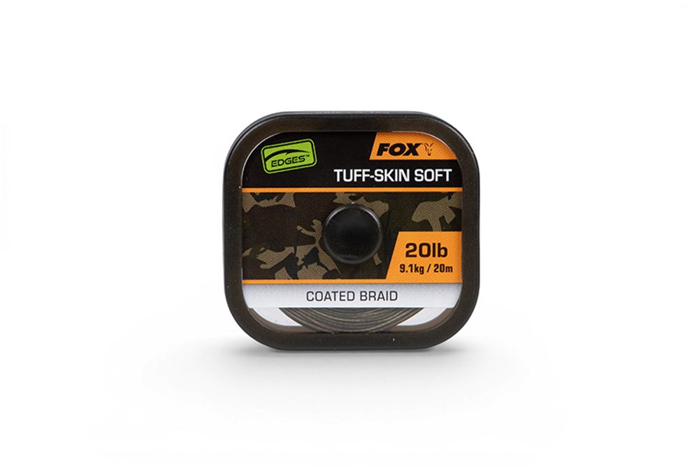 Fox Návazcová Šňůrka Edges Tuff-Skin Soft 20m - 35lb / 15,8kg
