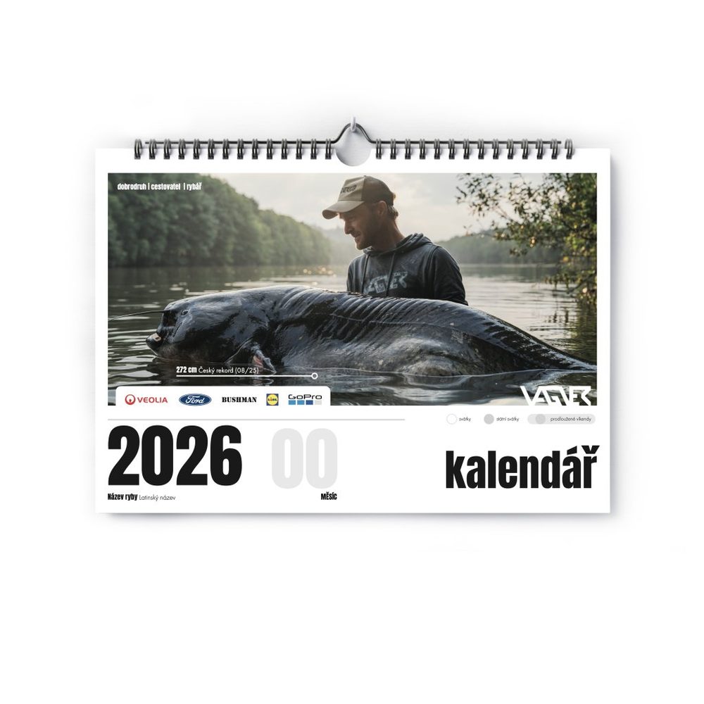 Vagner Kalendář A3 nástěnný 2026