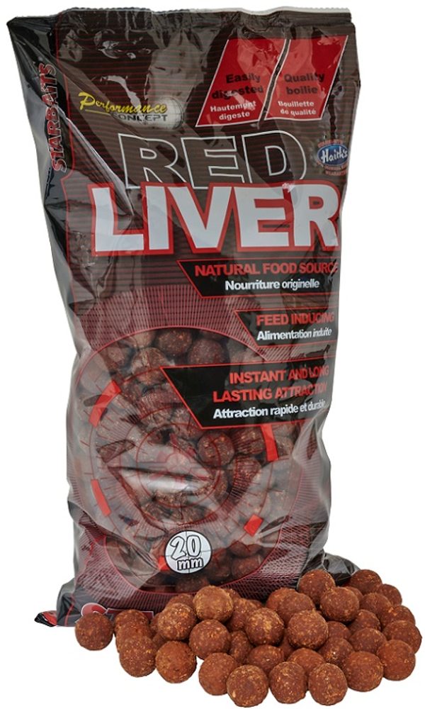 E-shop Starbaits Boilies Concept Red Liver 2kg - 14mm