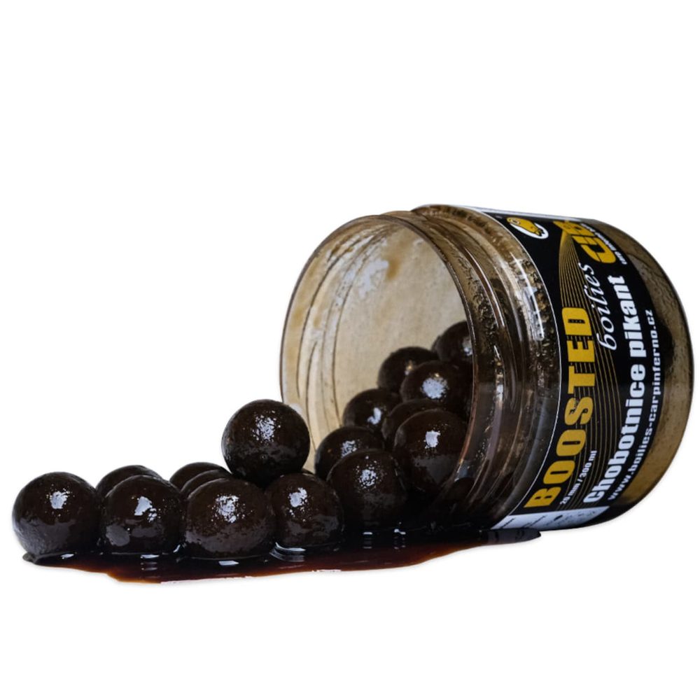 Fotografie Carp Inferno Boosted Boilies Nutra Line 20mm 300ml - Chobotnice pikant