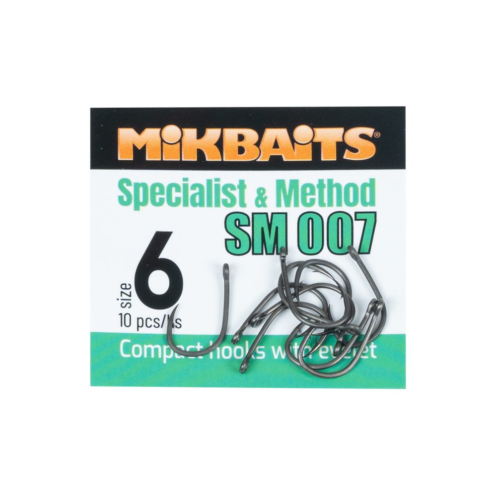 Mikbaits Háčky Specialist & Method SM 007 10ks - vel.12