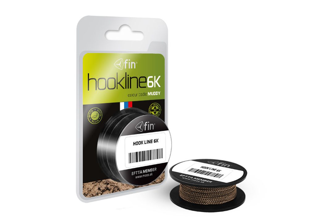 E-shop Delphin Šňůra HOOKLINE 6K Muddy 20m - 15lbs,Delphin Šňůra HOOKLINE 6K Muddy 20m - 15lbs
