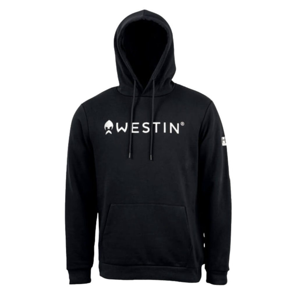 Westin Rybářská Mikina Hyper Realistic Hoodie Ink Black - XXXL