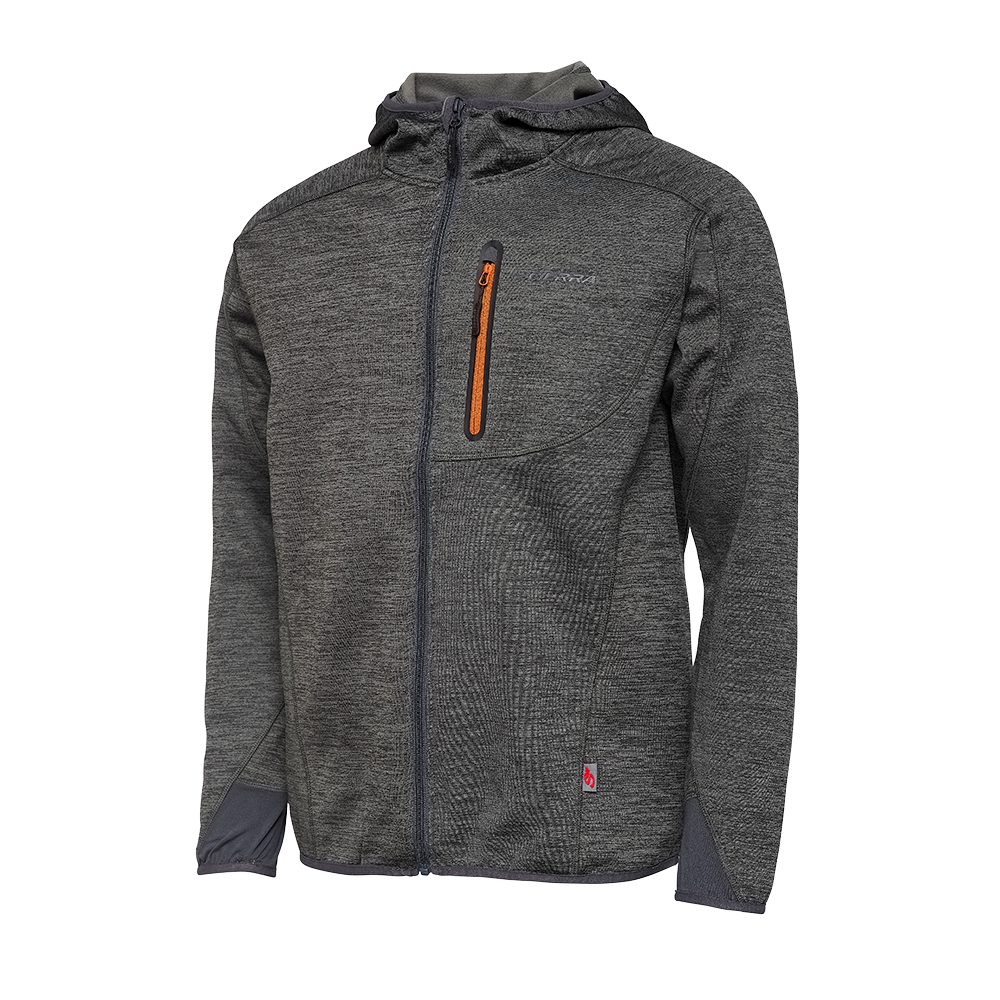 E-shop Scierra Rybářská Mikina Tech Hoodie Pewter Grey Melange - XL