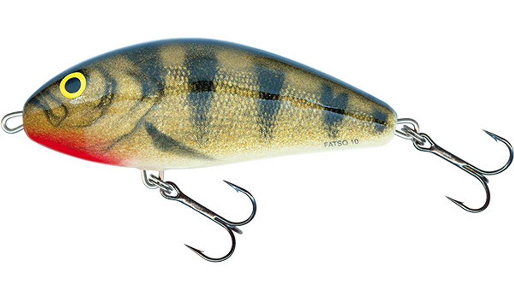 Salmo Wobler Fatso Floating Emerald Perch - 10cm