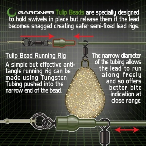 Gardner Zarážky COVERT TULIP BEADS - zelené