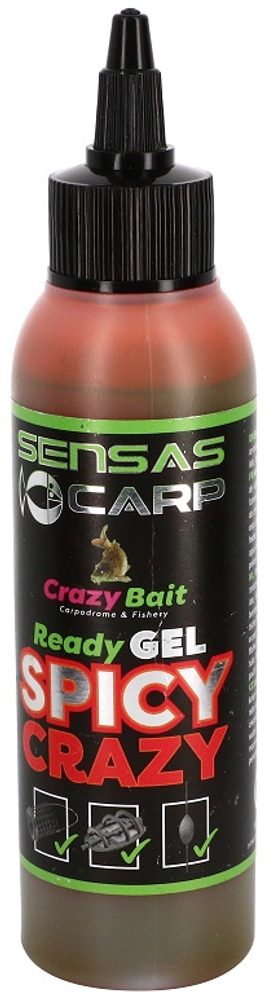 Fotografie Sensas Gel Crazy 115ml - Spicy (koření)