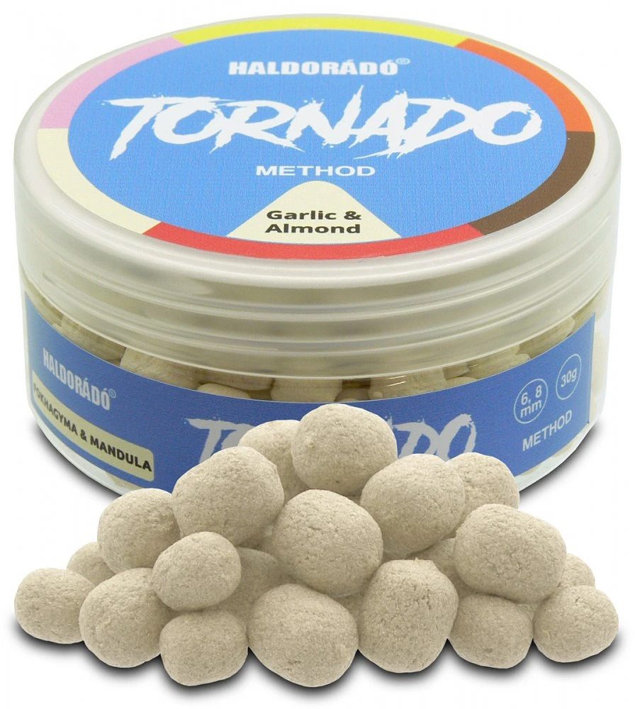E-shop Haldorádó Nástraha Wafters Method Tornado 6+8mm 30g - Česnek-mandle,Haldorádó Nástraha Wafters Method Tornado 6+8mm 30g - Česnek-mandle