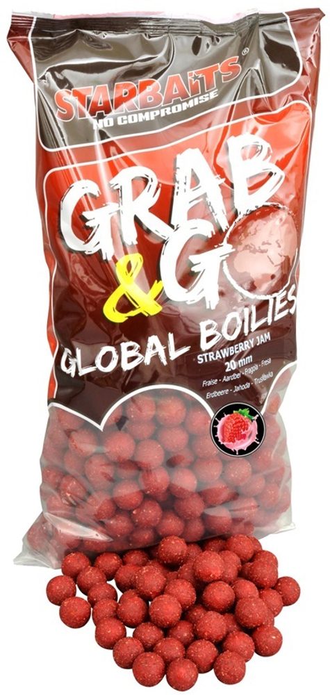 Starbaits Boilie Global Strawberry Jam - 20mm 2,5kg,Starbaits Boilie Global Strawberry Jam - 20mm 2,5kg