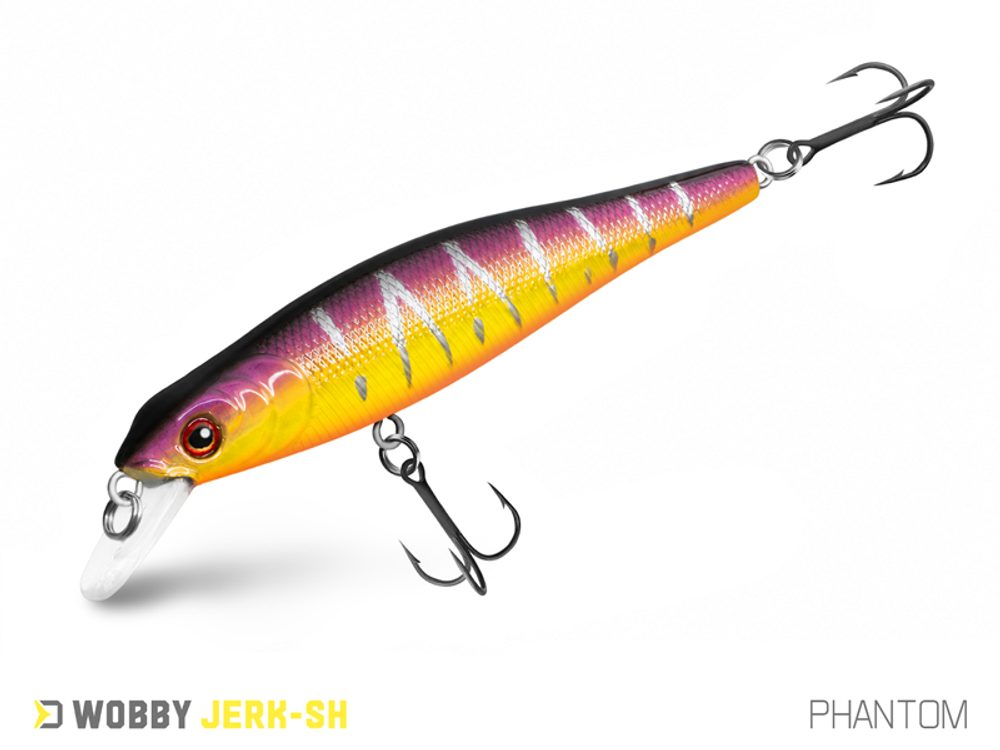 Delphin Wobler Wobby Jerk-SH 8cm 6,5g - PHANTOM