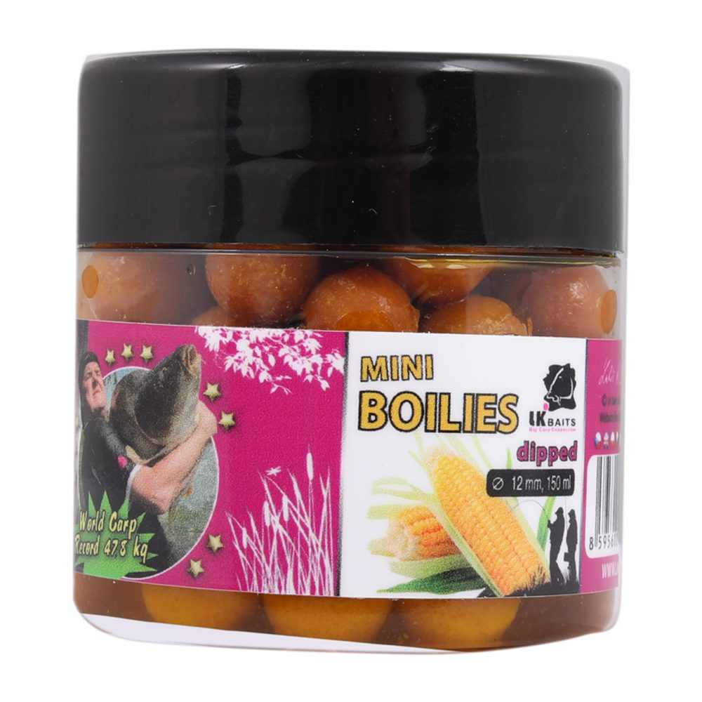 E-shop LK Baits MINI Boilies v dipu 12mm 150ml - World Record Corn,LK Baits MINI Boilies v dipu 12mm 150ml - World Record Corn