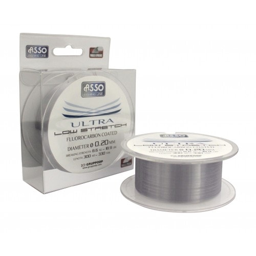 E-shop Asso Vlasec Ultra Low Stretch 300m - 0,16 mm,Asso Vlasec Ultra Low Stretch 300m - 0,16 mm