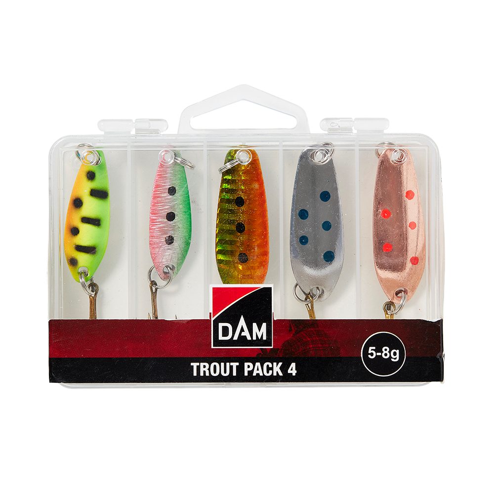 Fotografie Sada nástrah Trout Pack 4 Inc.box 5-8g