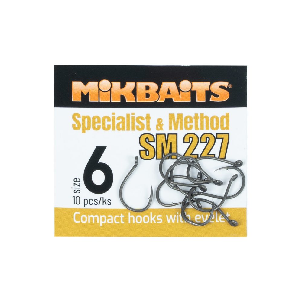 E-shop Mikbaits Háčky Specialist & Method SM 227 10ks,Mikbaits Háčky Specialist & Method SM 227 10ks