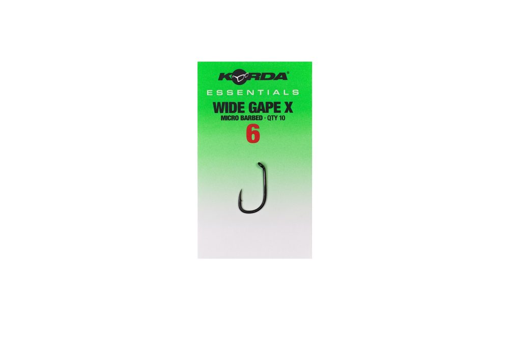Korda Háčky Essentials Wide Gape X 10ks - vel.6